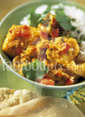 Curry & rice photo