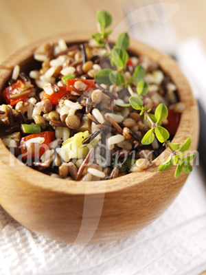 Wild Rice Lentil Salad photo