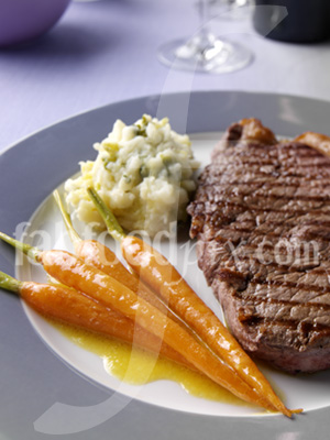 Glazed Carrots Steak photo