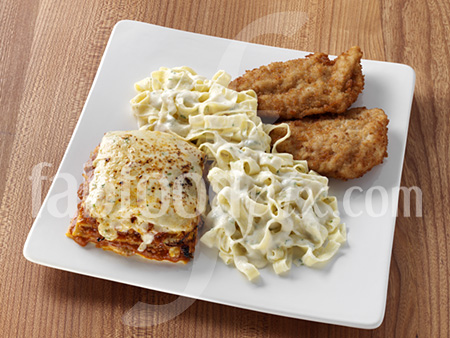 Chicken pasta lasagn photo