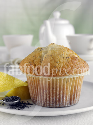 lemon poppy Muffin photo