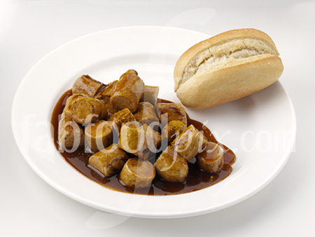 Bratwurst curry photo