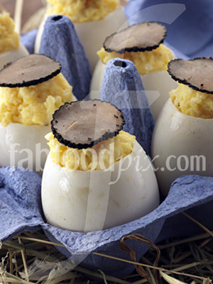 truffled eggs photo