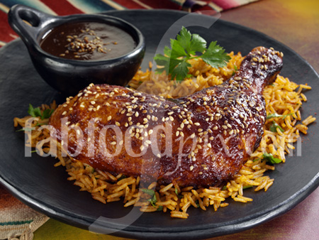 Lacquered chicken photo