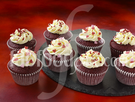 Red velvet cupcakes photo