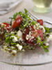 Feta lentil cous salad photo