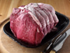 Beef topside raw photo