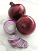 Red onions photo